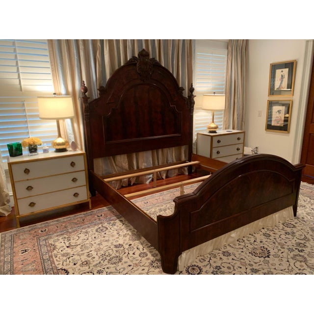 Henredon Carlyle Collection Mahogany Bed Chairish