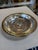 Italian Glass and Silver-Plate Serving Bowl With Brass Rim, 1970s For Sale - Image 9 of 9