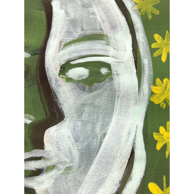 Original Painting on Paper by CL Auker, Star Gazer For Sale - Image 4 of 7