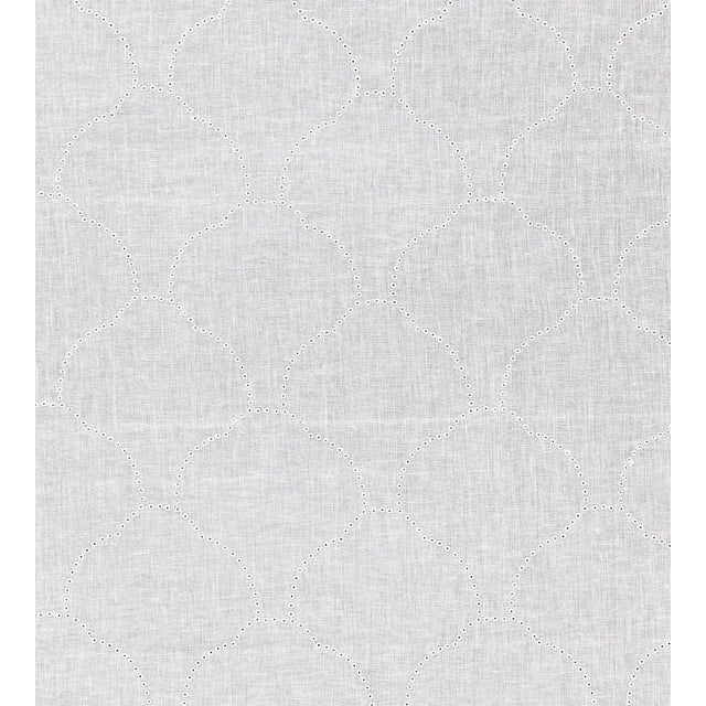 Sample - The House of Scalamandré Coquille Sheer Fabric, Ivory For Sale