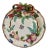 1990's Fitz and Floyd Floral Ribbon Motif Trompe l'Oeil Decorative Plate For Sale