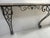 Art Deco Style Console Table in Hammered Wrought Iron, 1900s For Sale - Image 11 of 14
