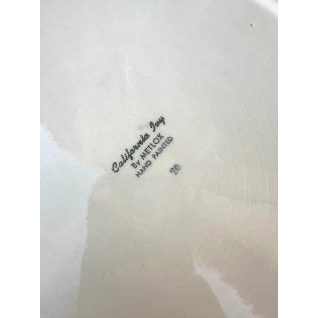 Vintage Ivy Print Serving Set of 3 For Sale In Palm Springs - Image 6 of 11