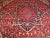 Vintage Oversize Persian Heriz Serapi Rug, Hand-Knotted Geometric Pattern, Red & Blue, 11’ X 15’ For Sale - Image 9 of 12