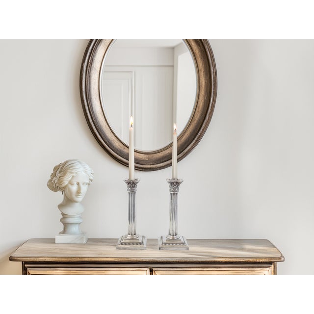 Gorham Sterling Corinthian Candlesticks, a Pair For Sale In Los Angeles - Image 6 of 6
