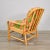 Wood Rattan Chair With Tropical Cheetah and Palm Fabric by Palecek For Sale - Image 7 of 11