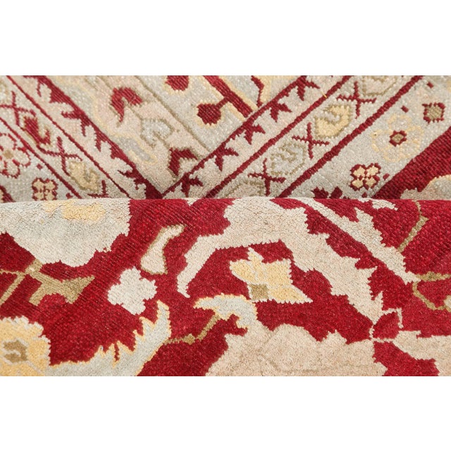 Early 20th Century High-quality Early 20th Century Indian Agra Rug For Sale - Image 5 of 10