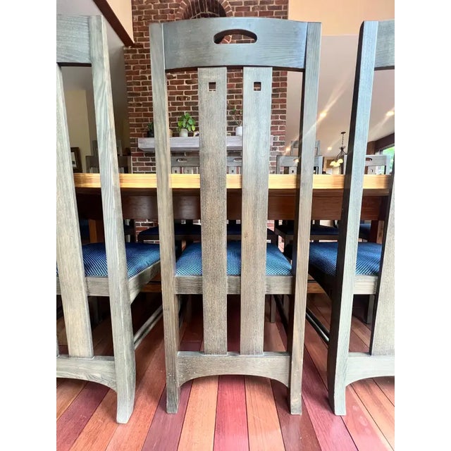 Charles Rennie Mackintosh MCM Ingram Dining Chairs for Cassina, Set of 12 For Sale - Image 16 of 17