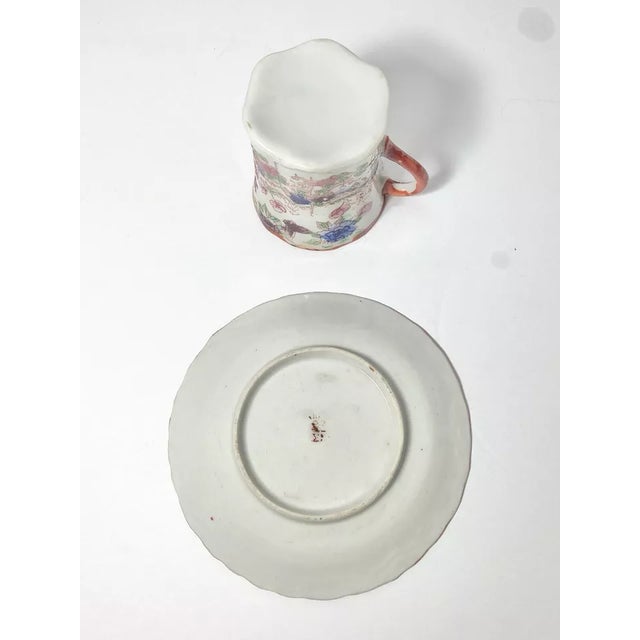 1940s Postwar Japanese Import 13-Piece Bone China Demitasse Coffee Set For Sale - Image 11 of 12