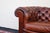 1940s Pegasus Tufted Chesterfield Sofa in Distressed Brown Leather For Sale - Image 4 of 18