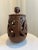 Mid 20th Century Vintage Ceramic Vase With Lid and Geometric Cutout Design For Sale - Image 5 of 7