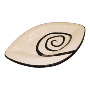 Urban Graffiti Spiral Hand Painted Dish