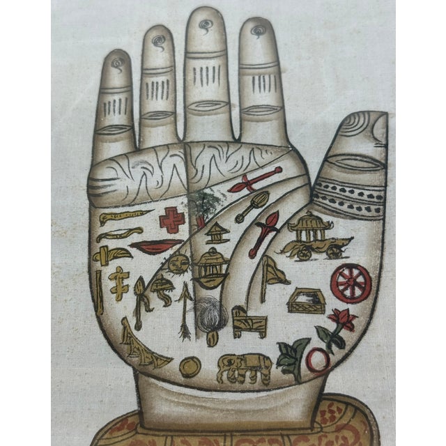 Antique Indian Palmistry Hasta Sāmudrika For Sale - Image 6 of 6