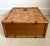 Wood Vintage Woven Rattan Filing Box With Brass Handles For Sale - Image 7 of 12