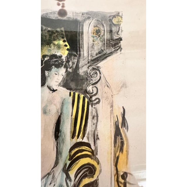 Emilio Grau Sala, Composition, Lavis and Pencil Drawing, 1950s, Framed For Sale - Image 6 of 14