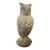 Mid-Century British Cast Stone Great Horned Owl Garden Statuary For Sale