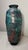 Ceramic Vintage Large Tall Signed Tom Neugebauer Blue Green Raku Blackware Pottery Vase For Sale - Image 7 of 13