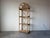 Vintage Coastal Arched Top Rattan Étagère With Wood Shelves For Sale - Image 11 of 13
