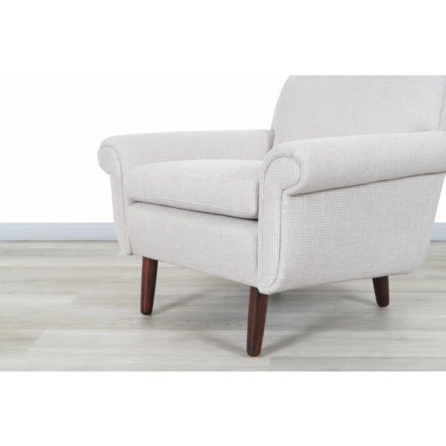 Wood Danish Modern Rosewood Lounge Chairs For Sale - Image 7 of 12