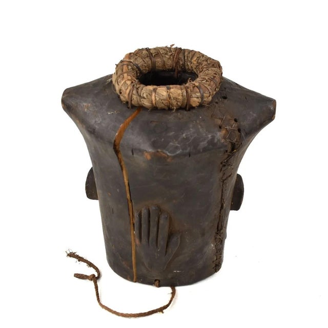 Early 20th Century Early 20th Century Kuba Helmet Mask For Sale - Image 5 of 10