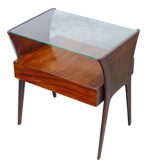 Vintage Wood Coffee Table, 1940s