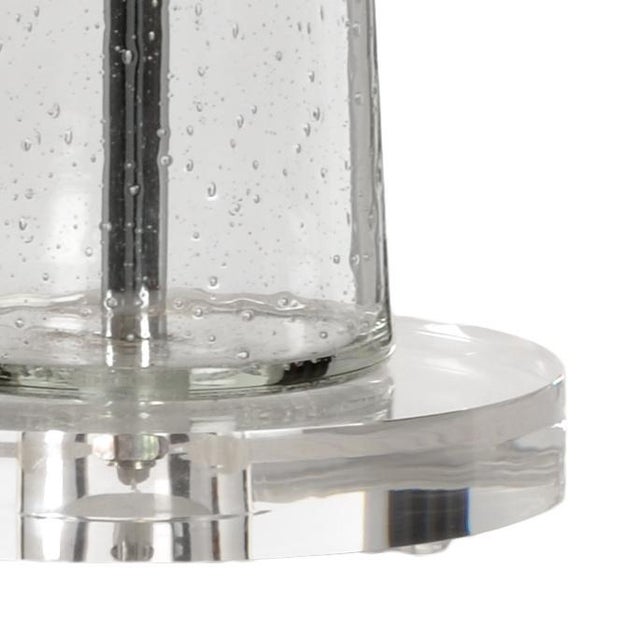 Clear Solid Crystal, Crystal Base, Designed By Lisa Kahn. Clean with a dry cloth