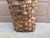 19th-Century French Splint Oak Harvest Basket With Original Weathered Patina For Sale - Image 9 of 13