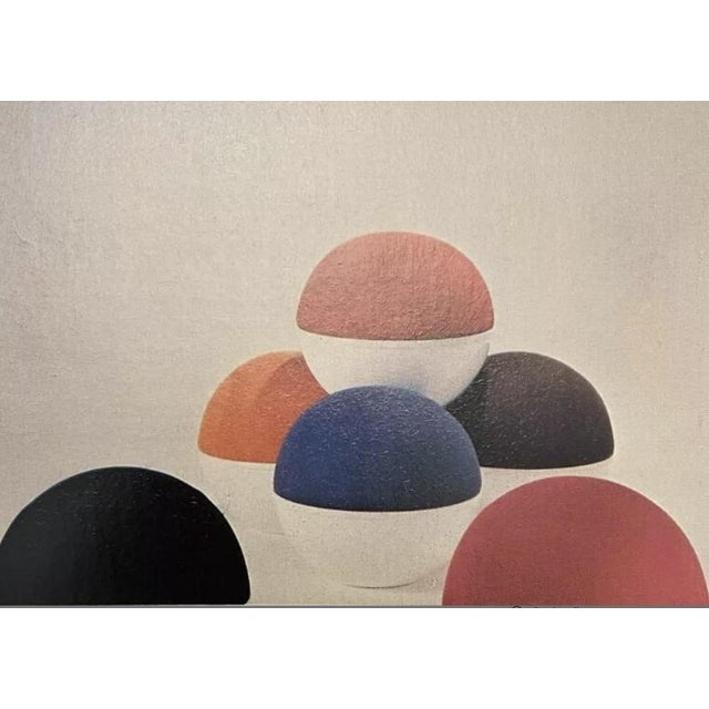 Brown Balle Ottoman from Resai, 1970 For Sale - Image 8 of 9