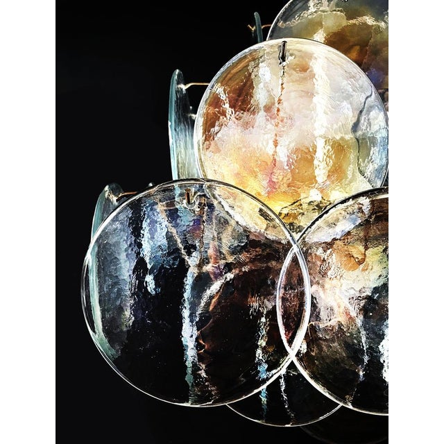 Vintage Italian Murano Chandelier in the style Vistosi, 1970s For Sale - Image 8 of 18