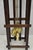 Wood Antique Mission Arts and Crafts Oak Wood Tall Case Grandfather Clock For Sale - Image 7 of 17