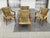 A set of four chairs by Paolo Buffa, hand-crafted in the 1950s. They are walnut with olive-green velvet upholstery. Buffa...