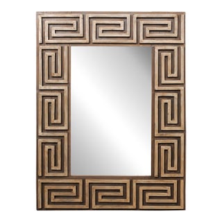Greek Key Artisan-Made Mirror, 5+ Ft Tall For Sale