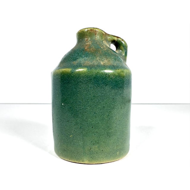 Primitive Diminutive Stoneware Jug for your consideration. The jug is small, measuring approx. 3 1/8 inches tall and...