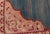 Antique 19th Century Indian Agra Rug in Solid Blue Background For Sale - Image 13 of 14