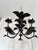 Vintage French Black Tole Chandelier, 1960s For Sale - Image 13 of 18