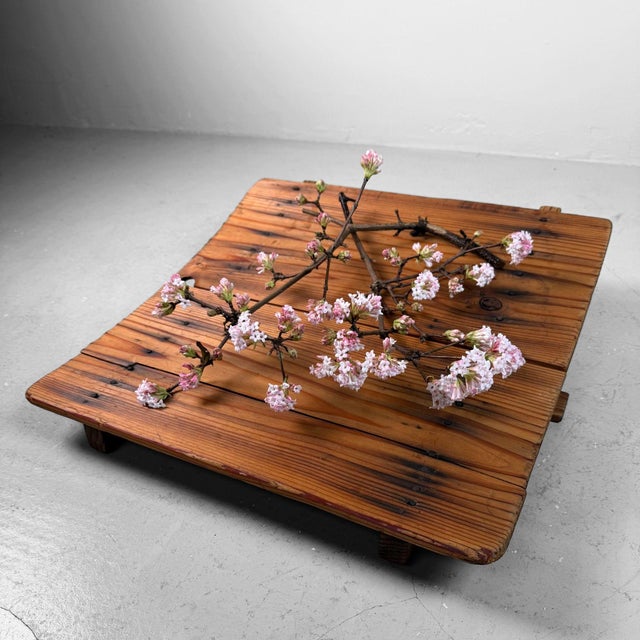 Japanese Wabi-Sabi Wooden Display Board, 1930s For Sale - Image 10 of 15