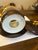 Vintage Handpainted Condensed Milk Jar, Lid and Plate European For Sale - Image 4 of 4