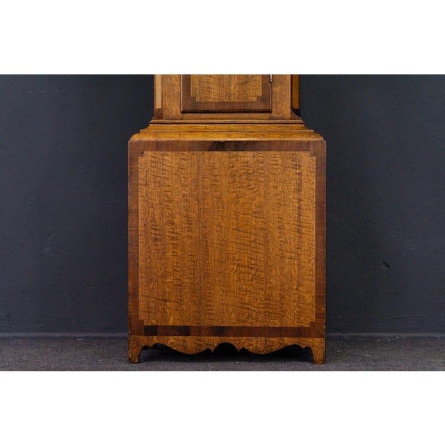 Antique English Grandfather Clock For Sale - Image 5 of 18