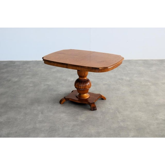 Vintage Swedish Adjustable Dining Table, 1950s, in Good conditions. Designed 1950 to 1959