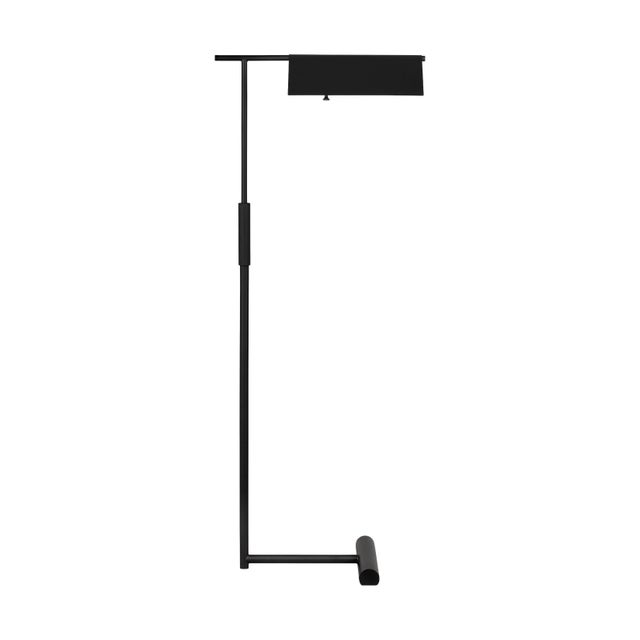Traditional Chapman & Myers by Visual Comfort Studio Foles Floor Lamp, Midnight Black For Sale - Image 3 of 3