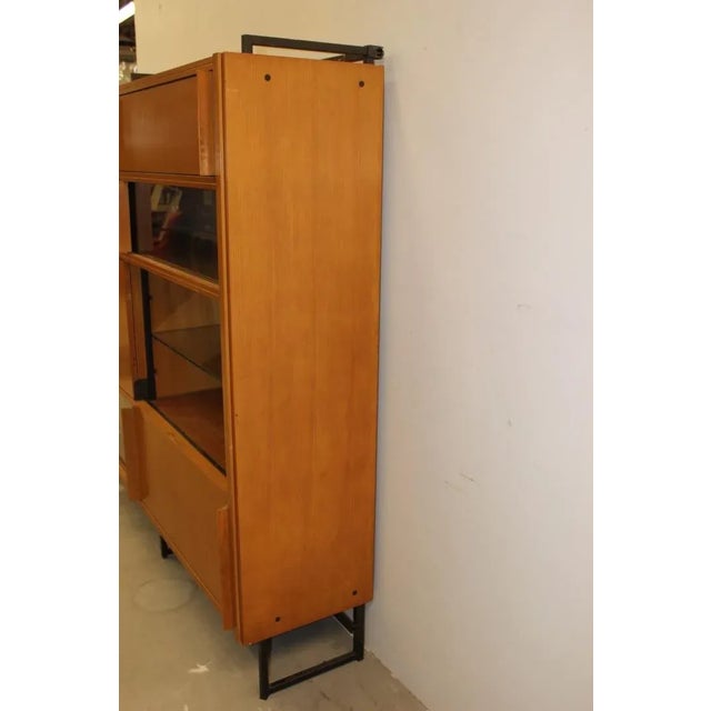 Bookcase with Secretaire by Georges Frydman for EFA, Circa 1960 For Sale - Image 12 of 16