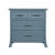 Aruba Four-Drawer Chest - Regatta Blue For Sale - Image 9 of 9