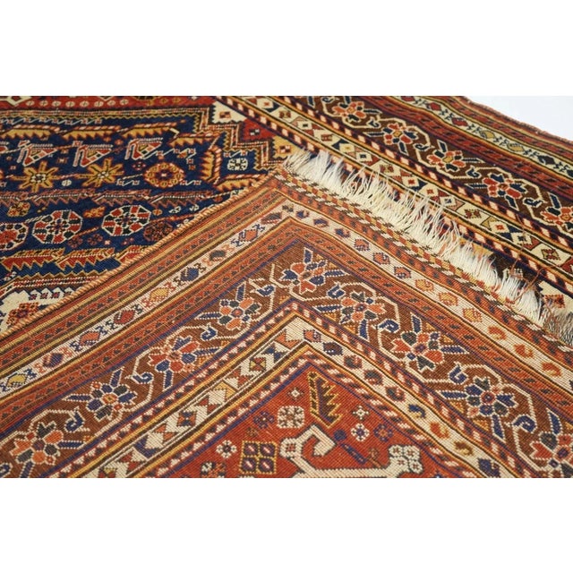 Traditional Antique Qashqai Rug 4'8'' x 6'2'' For Sale - Image 3 of 11