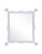 Contemporary Fleur Home Carnival Iko Iko Rectangle Mirror in Lite Lavender, 51x63 For Sale - Image 3 of 3