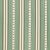 Sample - Schumacher Francesca Stripe Fabric in Aqua For Sale