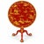 Red English Georgian Style Red Lacquer and Gilt Chinoiserie Tilt-Top Tripod Table For Sale - Image 8 of 8