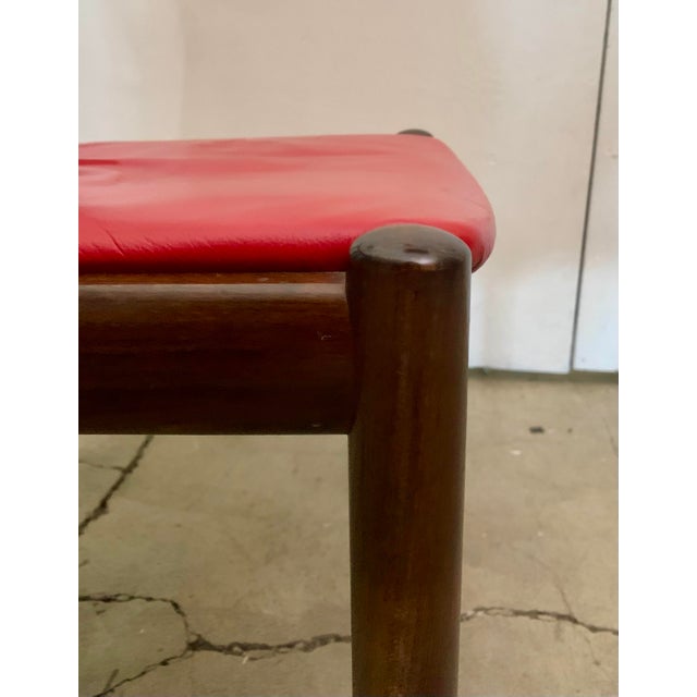 Vintage Mid Century Teak Dining Chairs Attributed to B Hans J.Frydendal for Boltinge, Set of 3 For Sale - Image 11 of 14