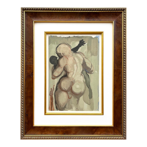 1960s Salvador Dali Purgatory 6 Death Violence Framed