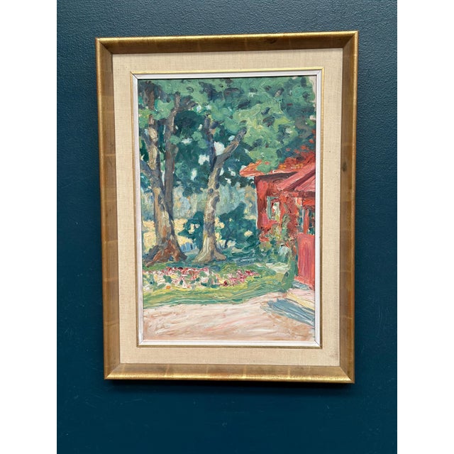Mid 20th Century John Rosenqvist, House in Naantali, 1950s, Oil Painting on Board, Framed For Sale - Image 5 of 18