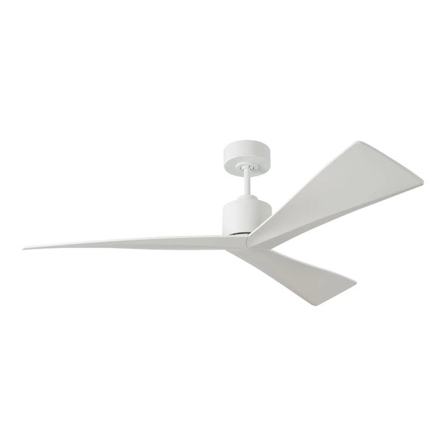 Visual Comfort Fan Adler 52" Ceiling Fan in Matte White For Sale